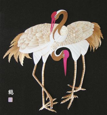 巧手生花 麥秸成畫