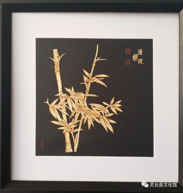 快來(lái)圍觀丨靈臺(tái)縣文化館干部劉強(qiáng)麥稈畫又出新作品啦！